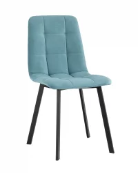 Стул Oliver Square велюр Пыльно-голубой